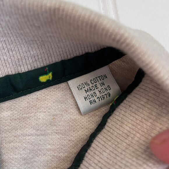 Vintage Augusta National Golf Shop Slazenger Masters Polo Shirt - Size Men's XL - Picture 6 of 8